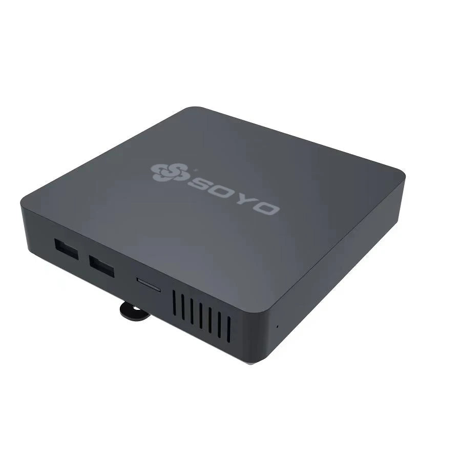 كمبيوتر SOYO M2 Mini PC: ذاكرة وصول عشوائي قوية بسعة 6 جيجابايت، وذاكرة EMMC بسعة 64 جيجابايت، ومعالج Intel N3350، ونظام التشغيل Windows 10 - صغير الحجم ومثالي للاستخدام المنزلي والأعمال والألعاب