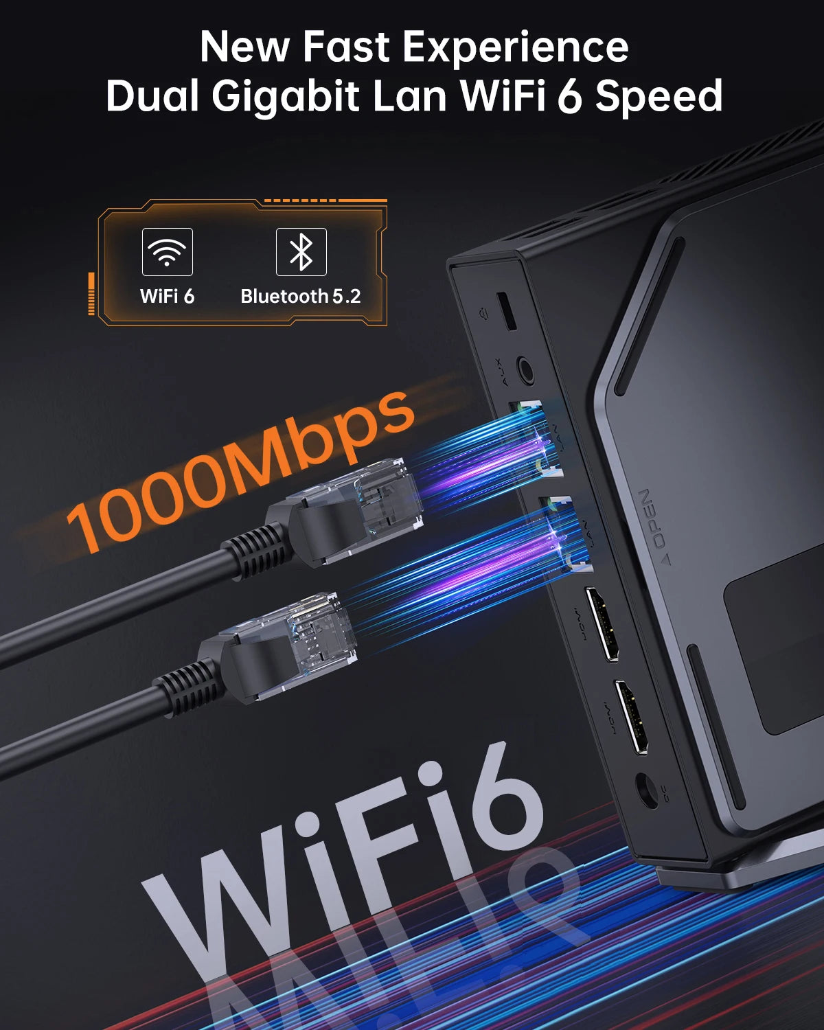 SZBOX S1 n97 мини-ПК игровой ПК n100 DDR4 3200 МГц+NVME SSD 3,6 ГГц 512 ГБ SSD Windows11 RGB WiFi 6 BT5.2 Dual LAN игровой компьютер своими руками