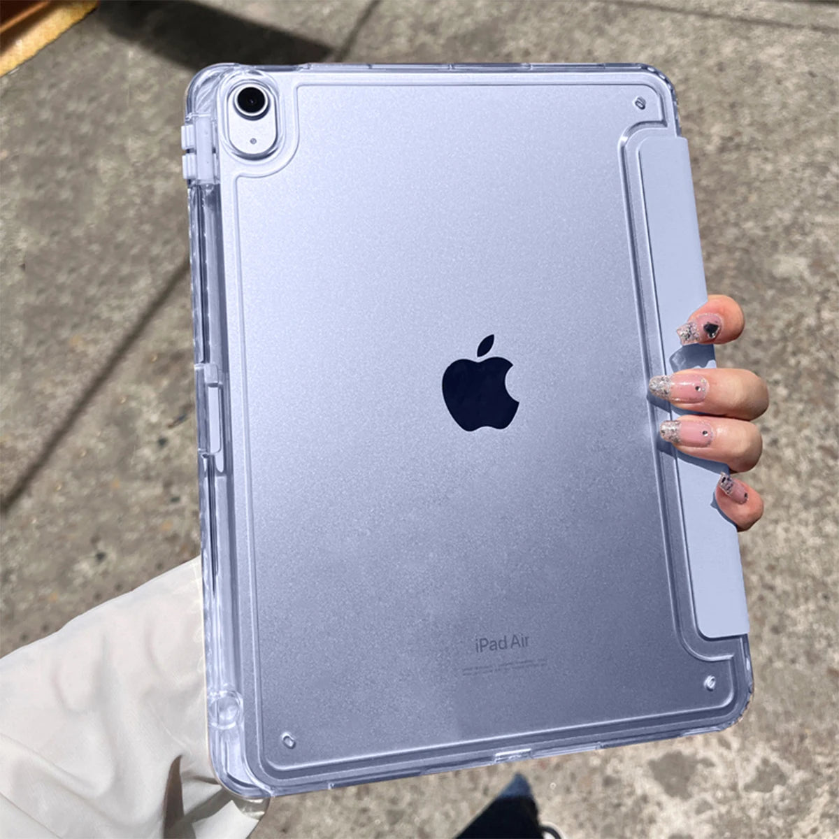 مع حافظة حامل قلم رصاص لجهاز iPad Pro 11 وiPad 10.2 وiPad 8th و9th Gen وiPad Air5 و4 و10.9 وPro 12.9 و13 2022