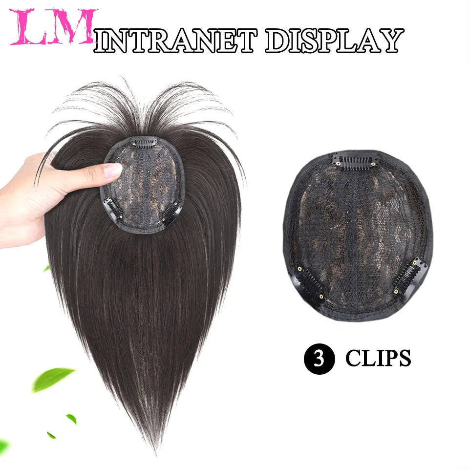 3D Bangs Invisible Seamless Head Hair Water Ripple Hair Air Bangs Head Overhead Natural Invisible Replacement Cover White Hair