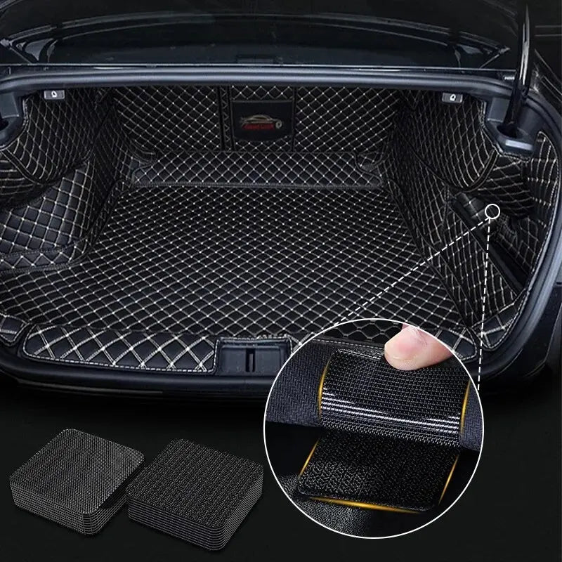 5/10pairs Carpet Mat Fixing Stickers Universal Car Foot Pad Invisible Non Slip Tape Nylon Magic Tape Auto Traceless Adhesive