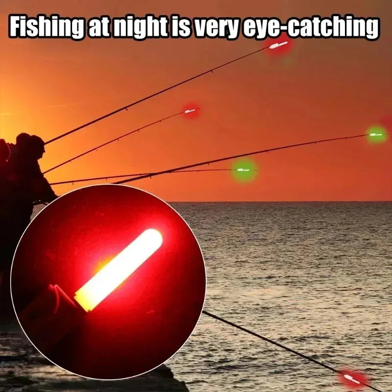 Waterproof Fishing Electronic Rod Luminous Stick Light LED Removable Float Tackle Night Rock Fishing Accessorie CR425 Battery