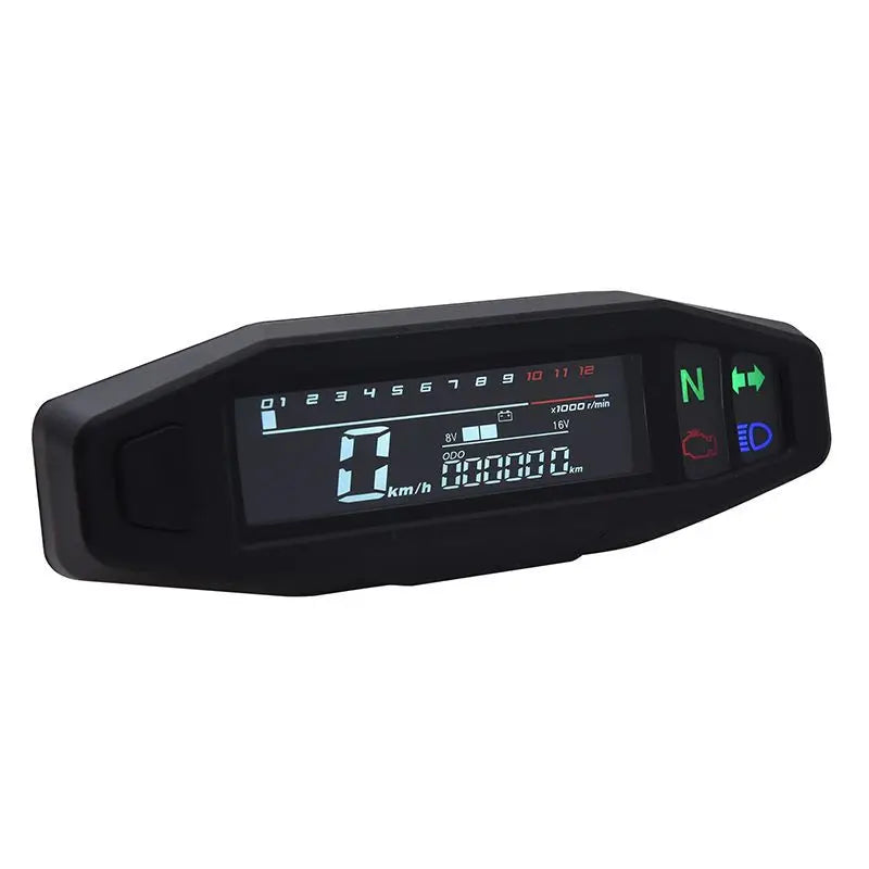 New Motorcycle Speedometer Oil Gauge Tachometer Universal Digital Meters Instrument Cluster Turn Signal Light Indicator