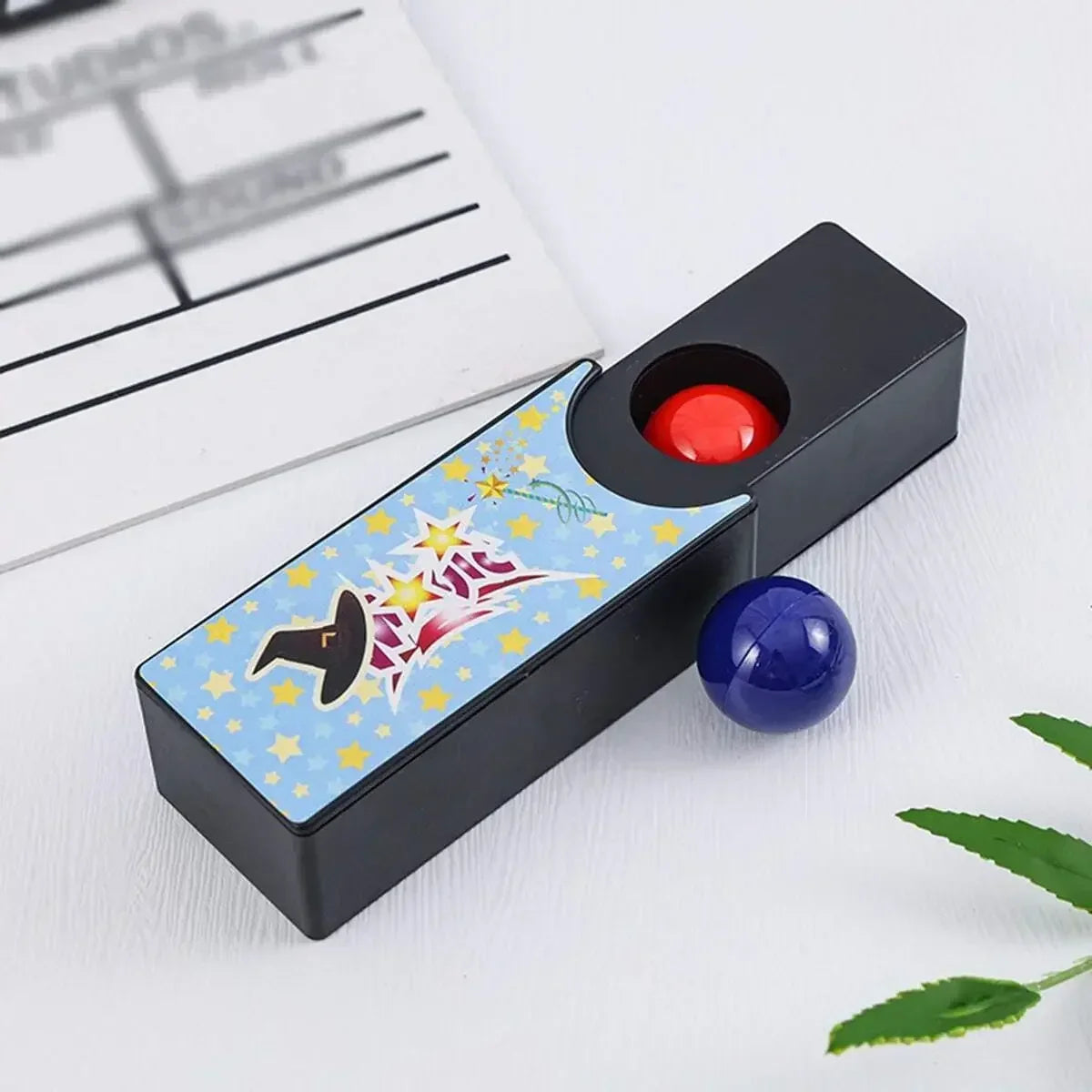 New Funny Gadgets Kids Toys Changeable Magic Box Turning The Red Into The Blue Ball Props Tricks Classic Magic Tricks