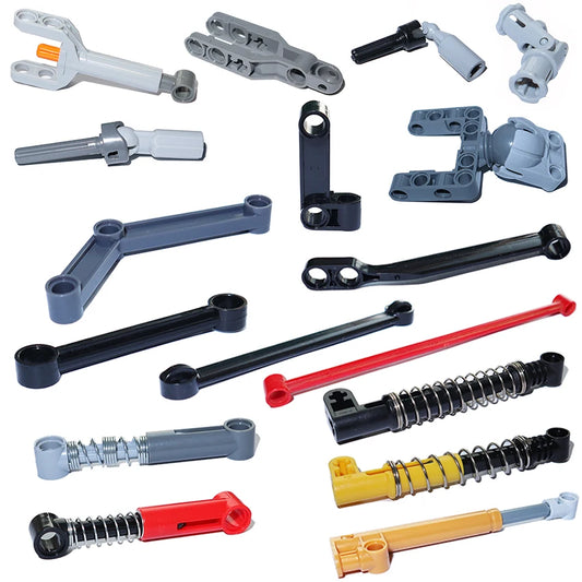 Building Blocks Technical Part MOC Suspension Spring Hard/Soft Spring Steering Shock Absorber 2637 32005 32293 76537 57515 76138