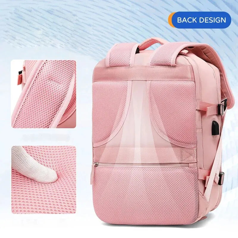 Rilibegan Dry Wet Separation Backpack with Large Capacity and Multifunctional Short Distance Travel Waterproof Mommy Backpack