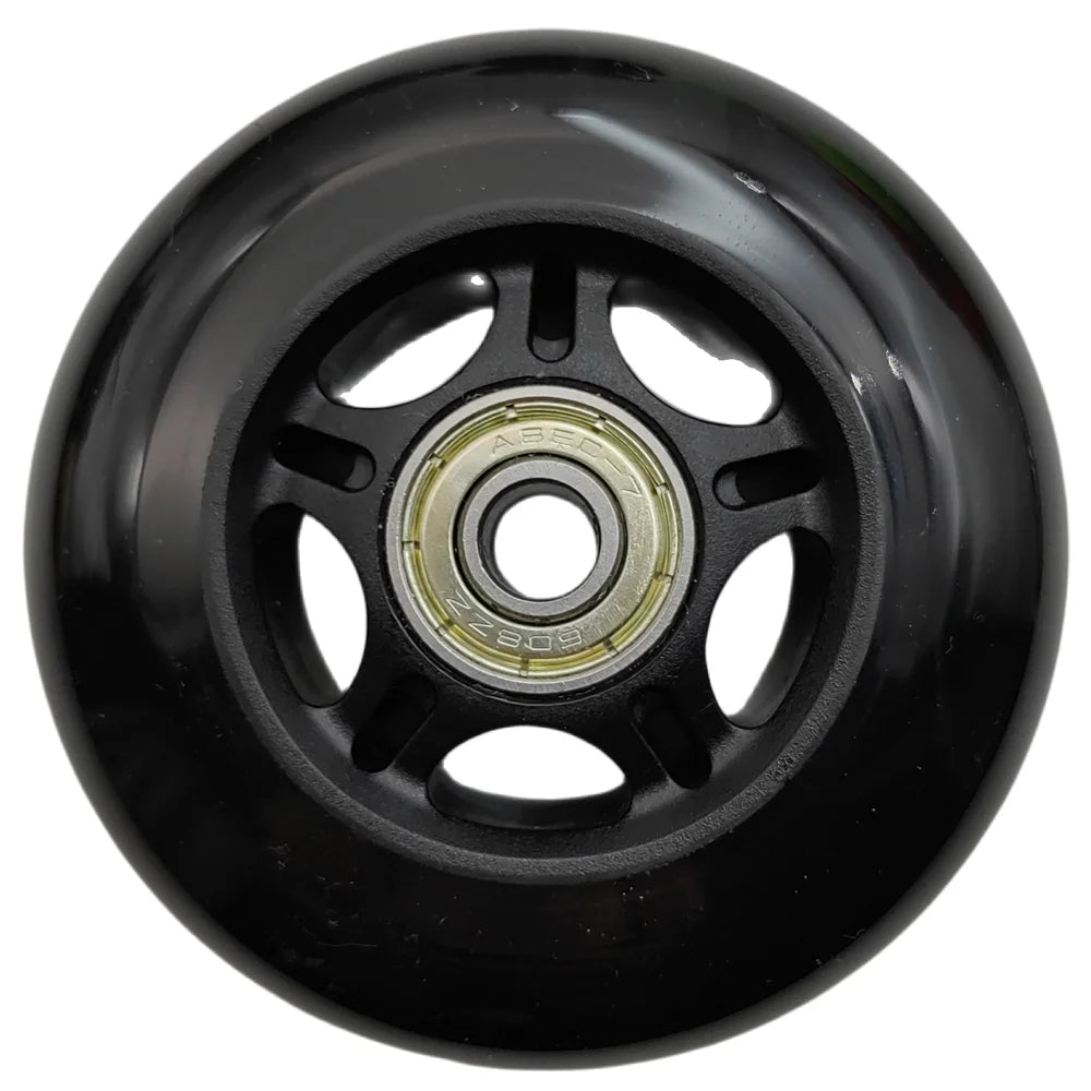 Free shipping roller skate non-flashing wheel skate wheel 72 mm 76 mm 80 mm black wheel