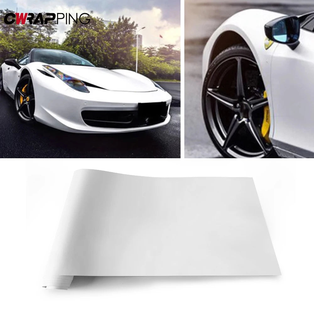 Car Matte Black Vinyl Wrap Film Waterproof Scratch Resistant Stickers for Auto Motorcycle Body DIY Modification Decals Stickers