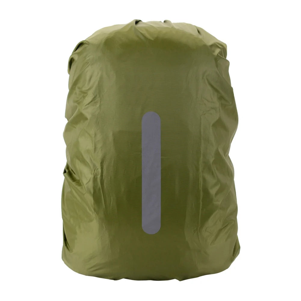 Reflective Waterproof Backpack Rain Cover Outdoor Sport Night Cycling Safety Light Raincover Case Bag Hiking 30-80L