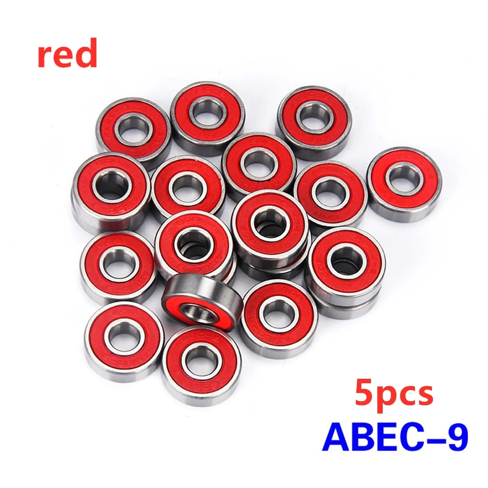 ABEC-7/ABEC-9 608 Skateboard Wheel Roller Steel Sealed Ball Bearings 8x22x7mm Skateboards Bearings Scooter Accessories