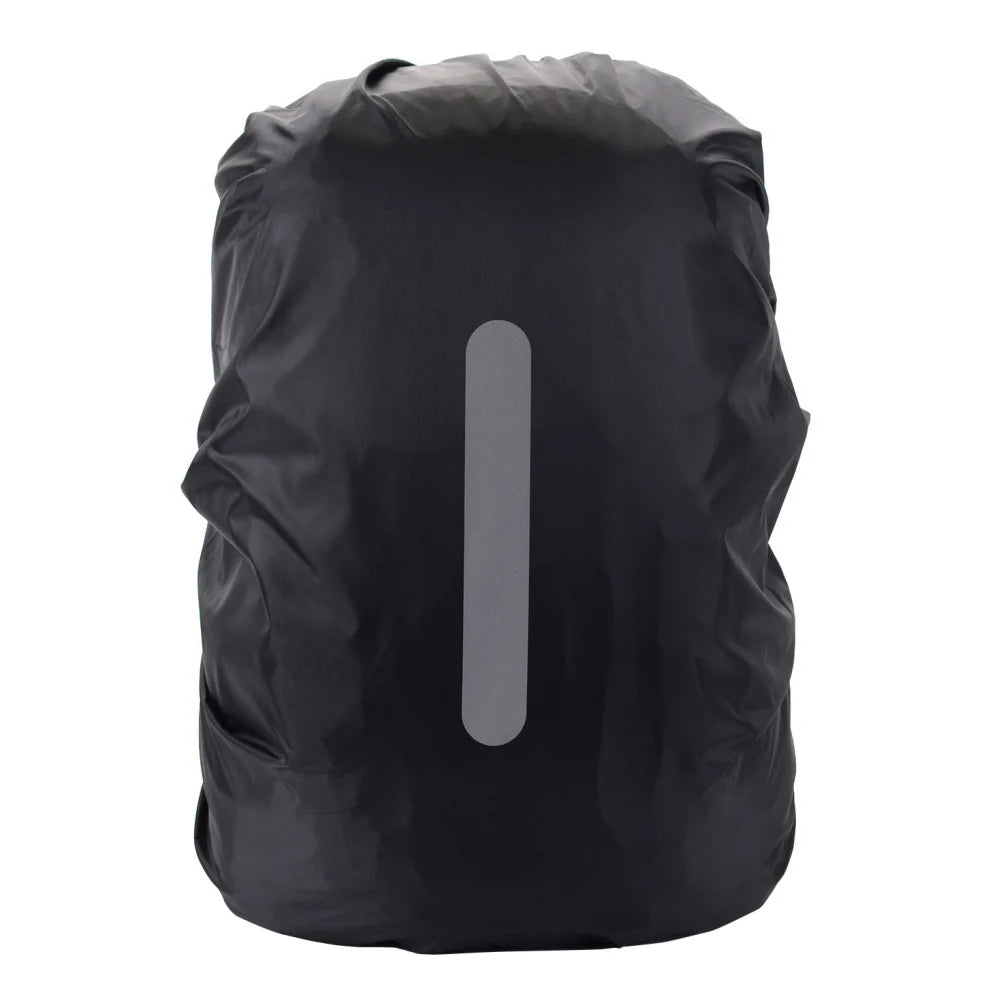 Reflective Waterproof Backpack Rain Cover Outdoor Sport Night Cycling Safety Light Raincover Case Bag Hiking 30-80L