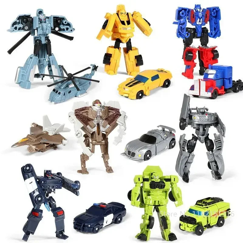 Mini Transformation Robot Kit Toys Models 2 In 1 Deformed Car Toy Robots Toys for Kids Gift  Action Figure Children Toys