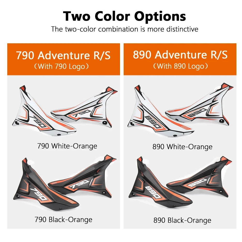 New For 790 Adventure R ADV S 890 ADVENTURE 2020 2021 2022 Motorcycle Body Side Cover Front Frame Cowl Fairing Panel Aerodynamic