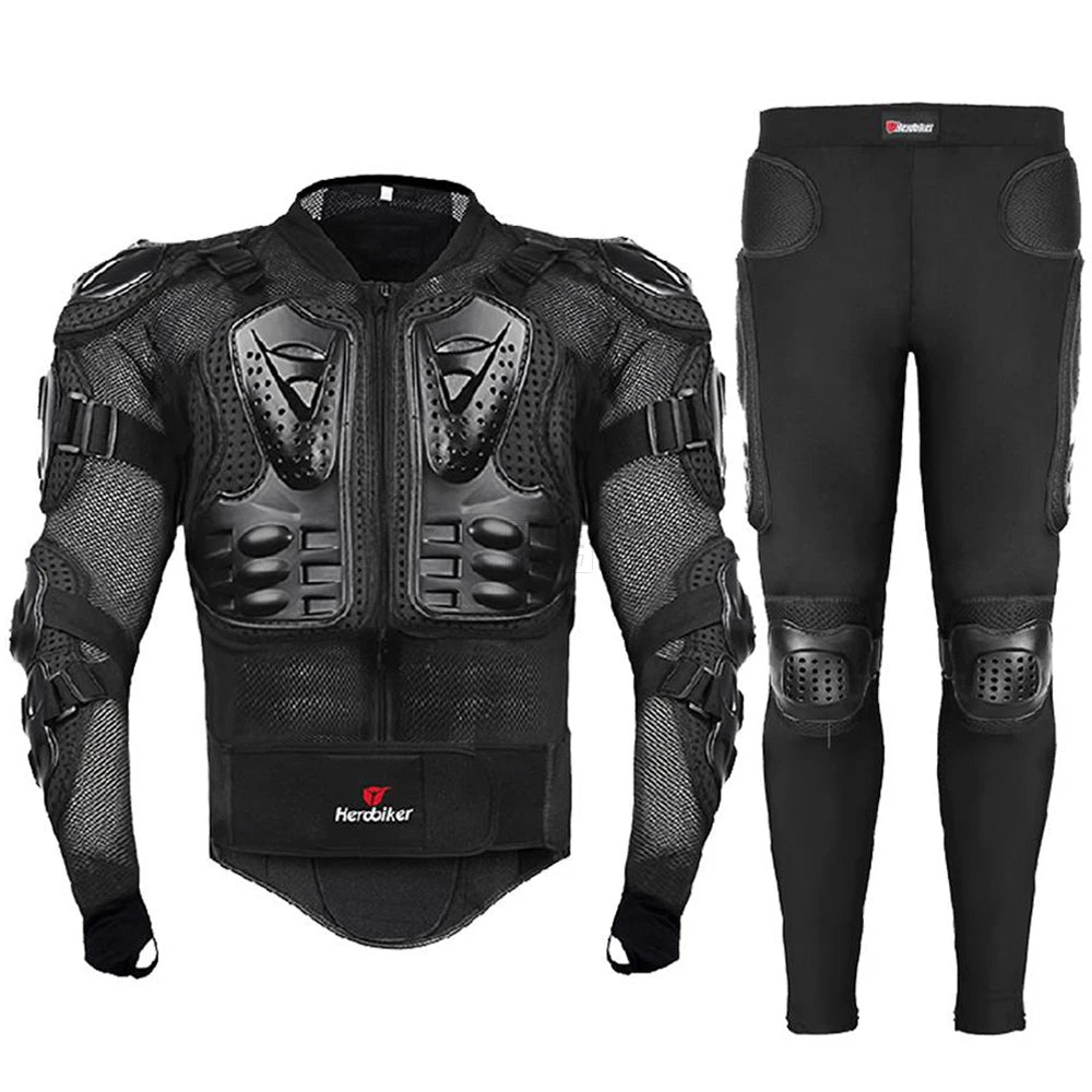 5XL Motorcycle Jackets Men's Full Body Armor Protection Jackets Motocross Enduro Racing Moto Protective Equipment Clothes