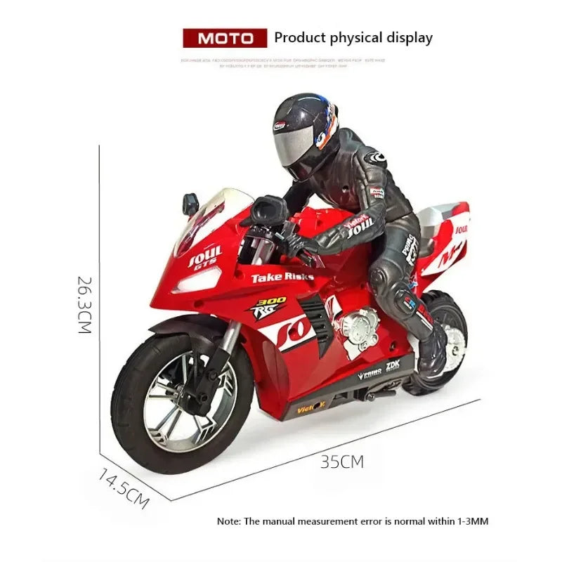 RC Motorcycle High Speed Motorbike Model 2.4G 1/6 Remote Control Car Radio Controlled Car Drift Stunt Cars Toys For Boy