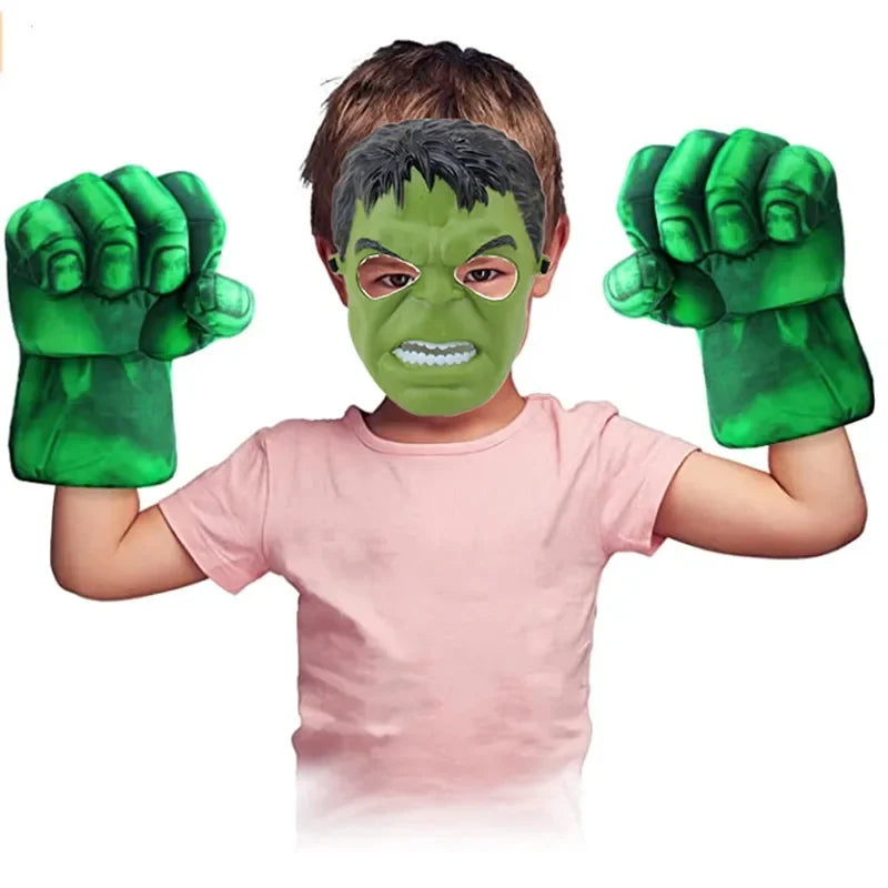 Дети Infinity War Smash Gloves Superhero Foam Green Dress Up Fist Requip Halloween Cosplay Performance Dress Up