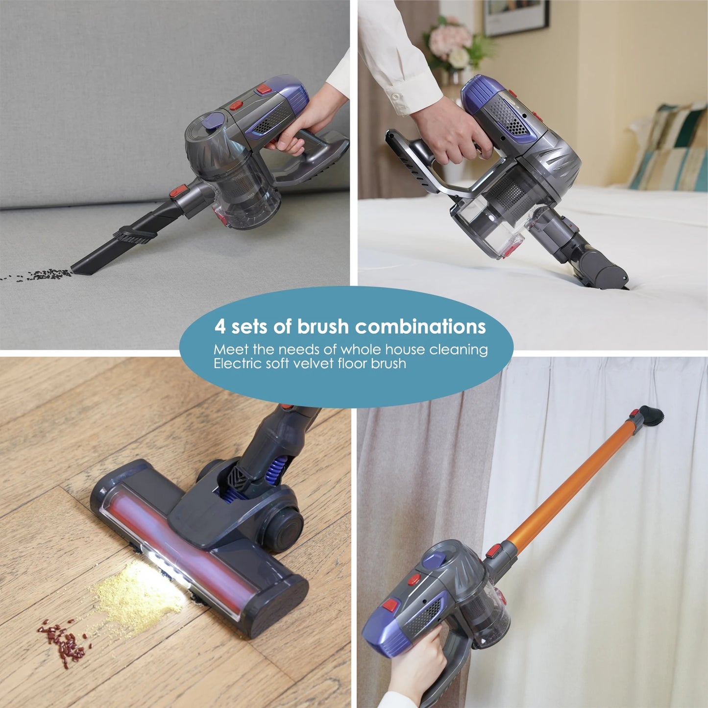 Cleaning Machine Home Wireless Handheld Vacuum Cleaner 10kPa 150W Powerful Dual Motor Electric Sweeper Cordless Home Car Remove