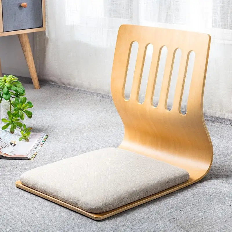 Japanese Lazy Creative Tatami Chair Living Room Sofa Carpet Bedroom Balcony Floor Back-Up Chair Legless Chair Indoor Chair