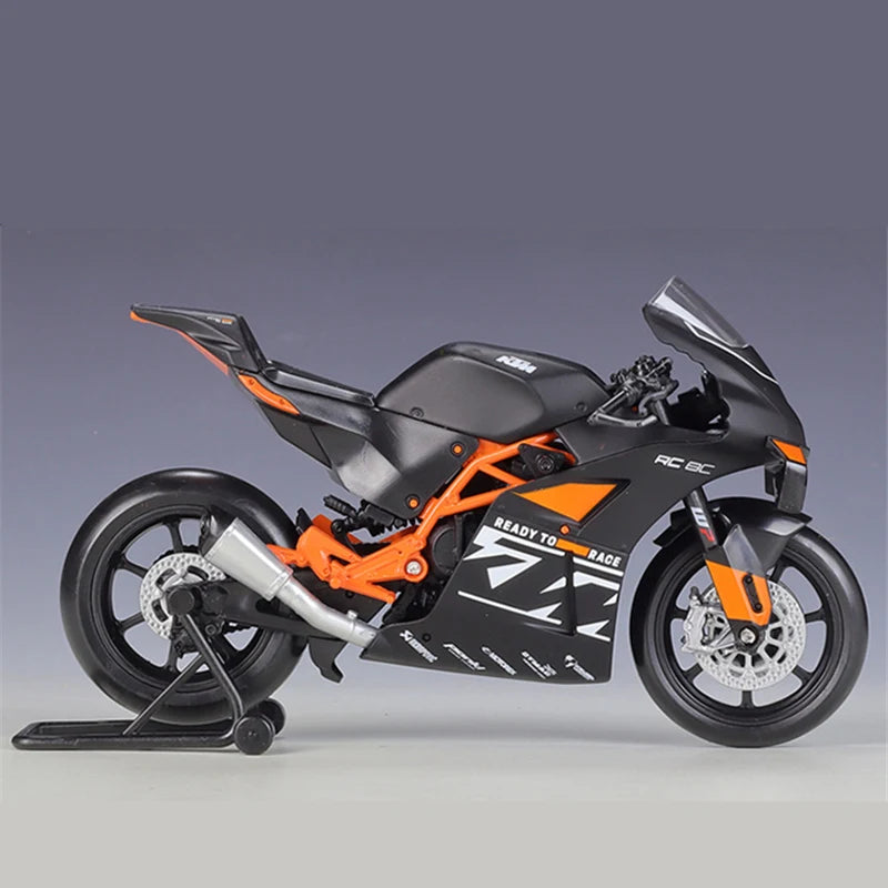 Welly 1:12 KTM RC 8C Alloy Road Racing Мотоцикл Модель Литой Металл Уличный Спорт Кросс-кантри Мотоцикл Модель Подарок Детям