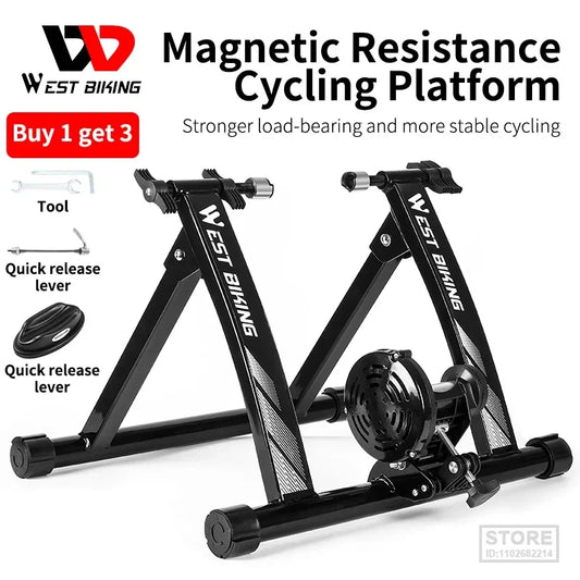 WEST BIKING Indoor Exercise Bike Trainer Home Training Magnetic Resistance Bicycle  Road MTB  s Cycling Roller