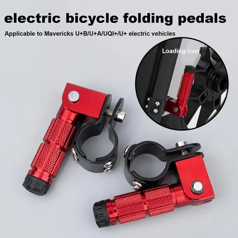 Motorcycle Pedals Foot Electric Foldable Motor Foot Pedal Motor Passenger Pedal Motorcycle items For Electric Scooter Motorcycle