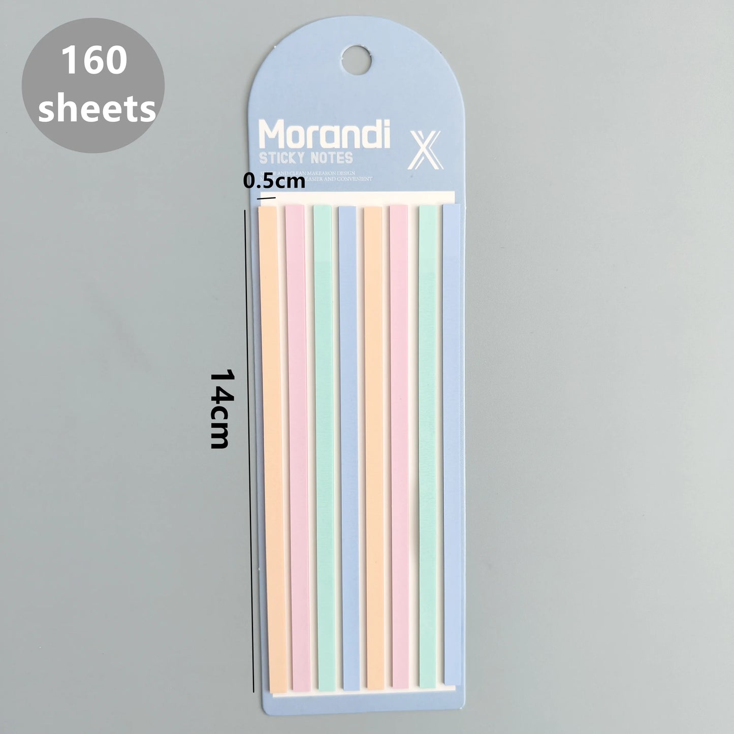 160 Sheets Transparent Sticky Notes Self-Adhesive Reading Annotation for Books Notepad Bookmarks  Memo Pad Index Tabs