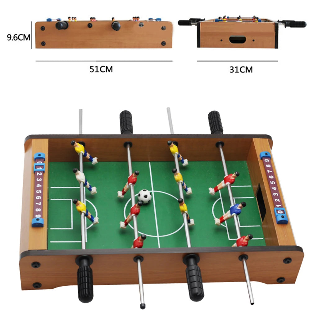 Table Footbal Foosball Family Set Soccer Game Entertainment for Sports Lover