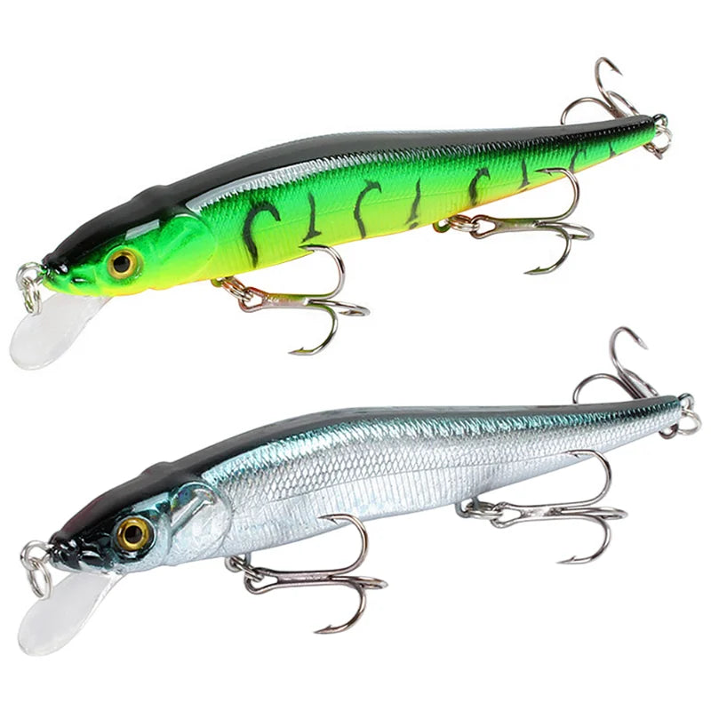 1 шт. рыболовная приманка 11,5 см/14 г Minnow Crankbait Wobblers 3D Eyes Perch искусственная приманка для щуки и карпа Swim Bait Fishing Pesca