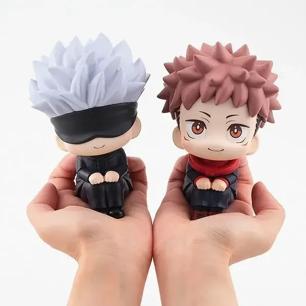 Q Version Anime Figure Gojo Satoru Children Toys Handheld Office Fushiguro Megumi Anime Action Figures Ornaments Jujutsu Kaisan