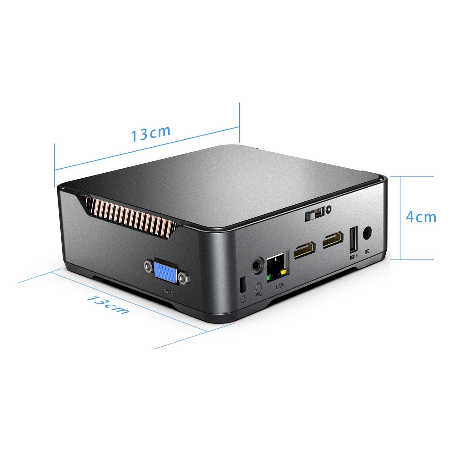 GK3V Mini PC DIY Gaming Computer Intel Alder Lake N100/N95 8GB 16GB 1TB NVMe Windows 11 Pro 4K HD VGA Win 11