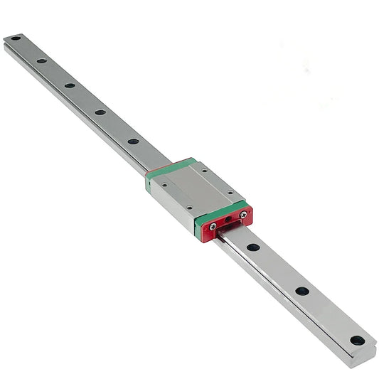 MGN7 MGN9 MGN12 MGN15  200 400 500 800mm miniature linear rail slide 1pc MGN linear guide 1PC MGN Block for CNC FA 3d printer.