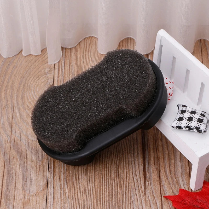 Quick Polish Shoes Cleaning Brush Liquid Cleaning Wax Leather Polishing Sponge