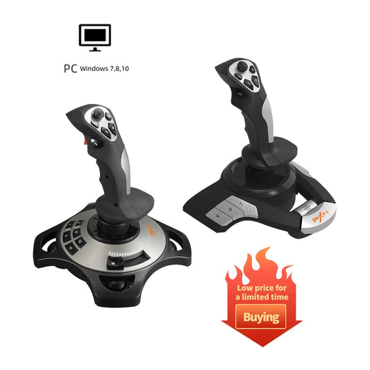 PXN-2113 Joystick Flight Simulator Gamepad Controller Pc Flight Simulator Cockpit Stick for PC/Desktop