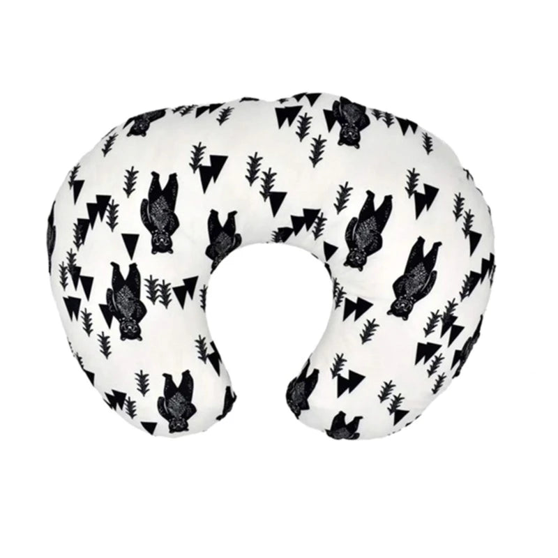 Infant Nursing Pillow Cover Breastfeeding Pillow Slipcover Baby Nursing Pillow Slipcovers Newborn Cuddle Pillow Case