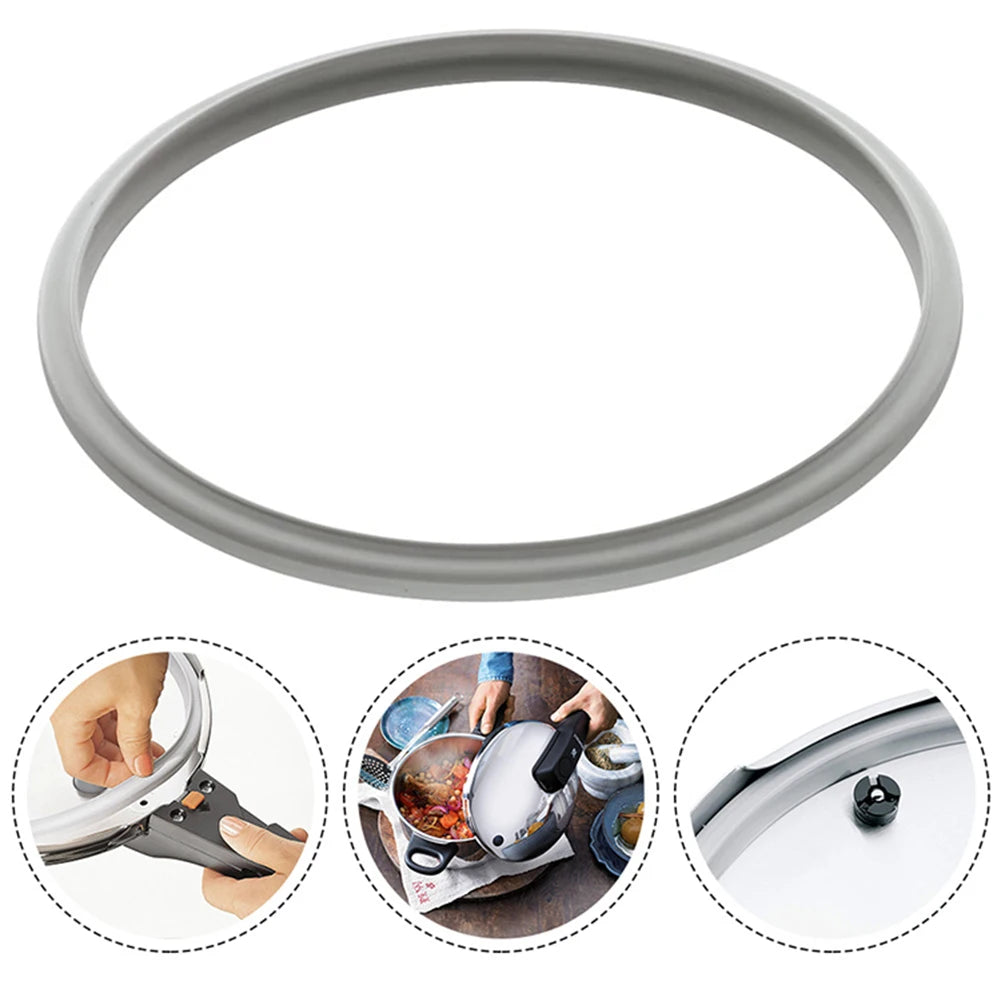 Pressure Cooker Seal Ring Silicone Rubber Seal O Ring Cooking Gasket 18-32cm Replacement Gasket Aluminum Pressure Cooker