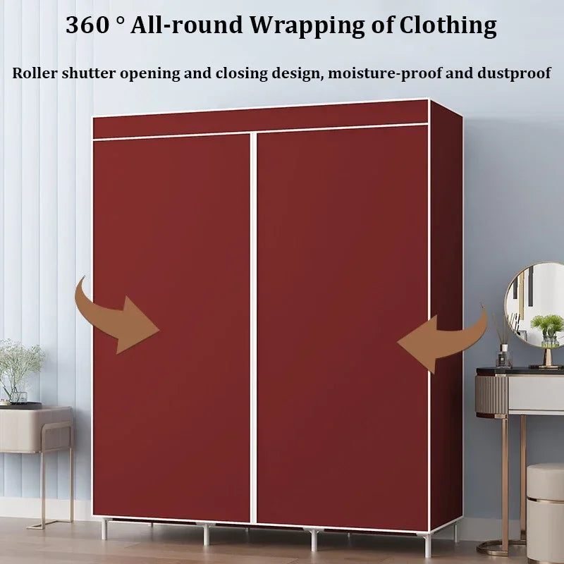 2024Dressers Folding Closet Organizer System Wall Open Closets Economic Wardrobes Home Furniture Dresser Kitchen Cabinet Armoire