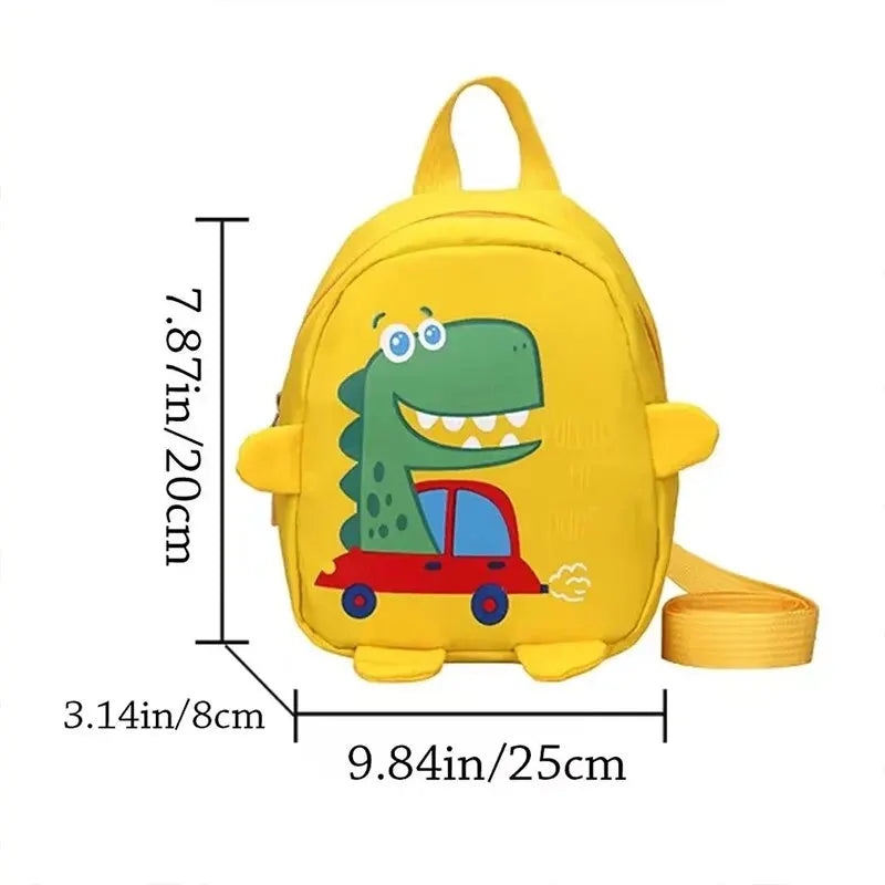 Children Cute Cartoon Dinosaur School Bags Anti-lost Backpacks Toddler Rucksack Kindergarten Schoolbag