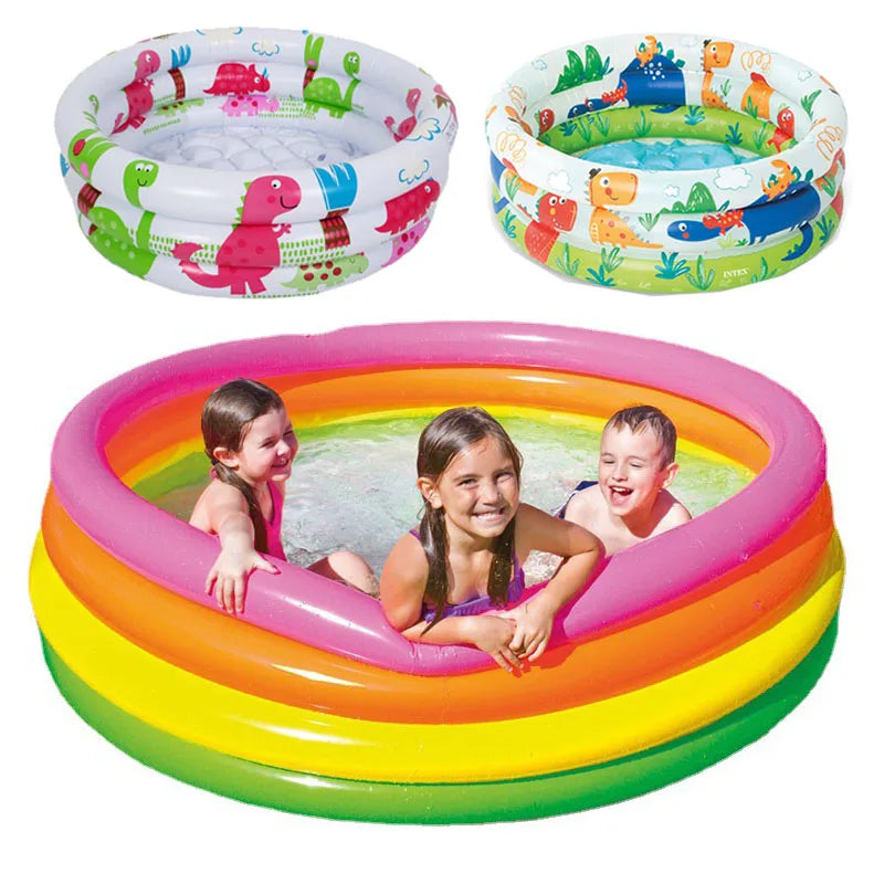 PVC Baby Inflatable Swimming Pool Kids Toy Summer Soft Fun Portable Bathtub for Water Game Portable Kids Outdoors Sport Play Toy