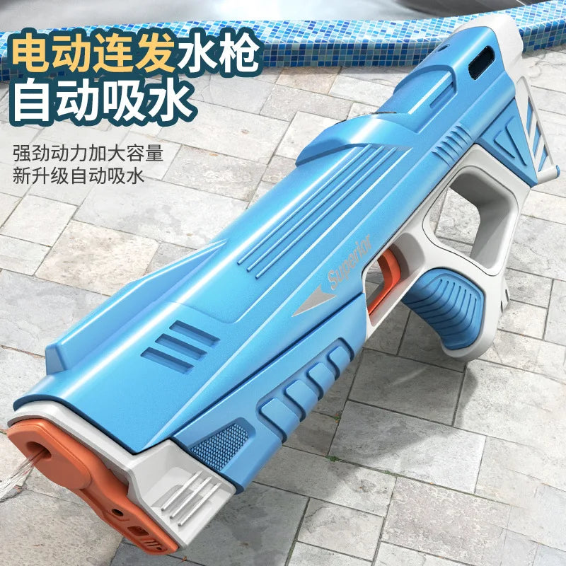 Electric Water Gun Toys Bursts Children's High-pressure Strong Charging Energy Water Automatic Water Spray Children's Toy Guns