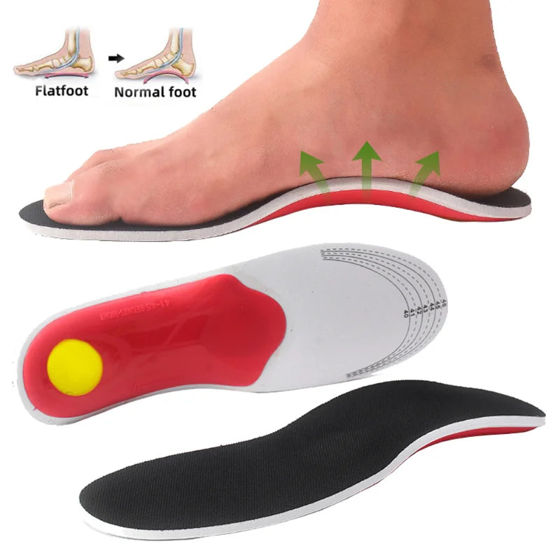 EVA Orthopedic Insoles for Shoes Men Orthotic Flat Foot Arch for Plantar Fasciitis Inserts Feet Massage Shoe Pad