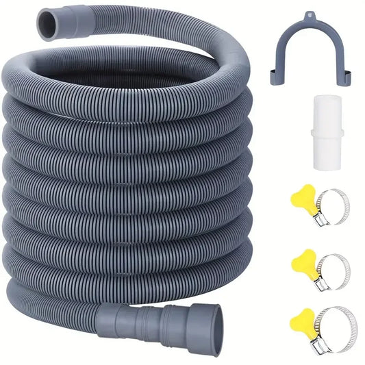 Washing Machine Drain Hose Flexible Dishwasher Drain Hose Extension Kits Corrugated Washer Discharge Hose 1.5 Meter 2.5 Meter