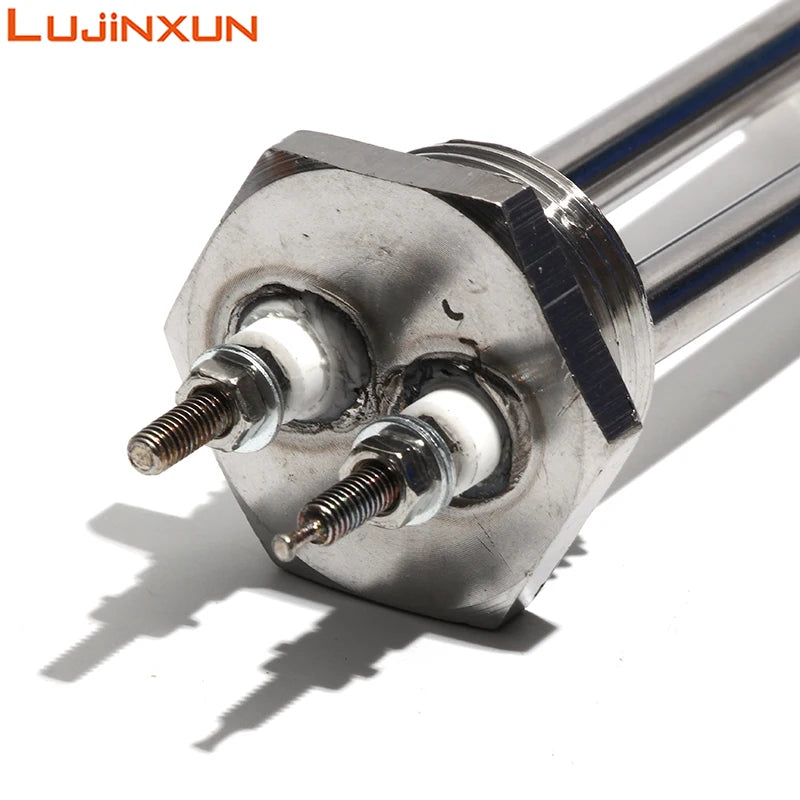 LUJINXUN 24V 900W 304 Stainless Steel Heating Element Submersible Water Heater Element 180mm Tube Length