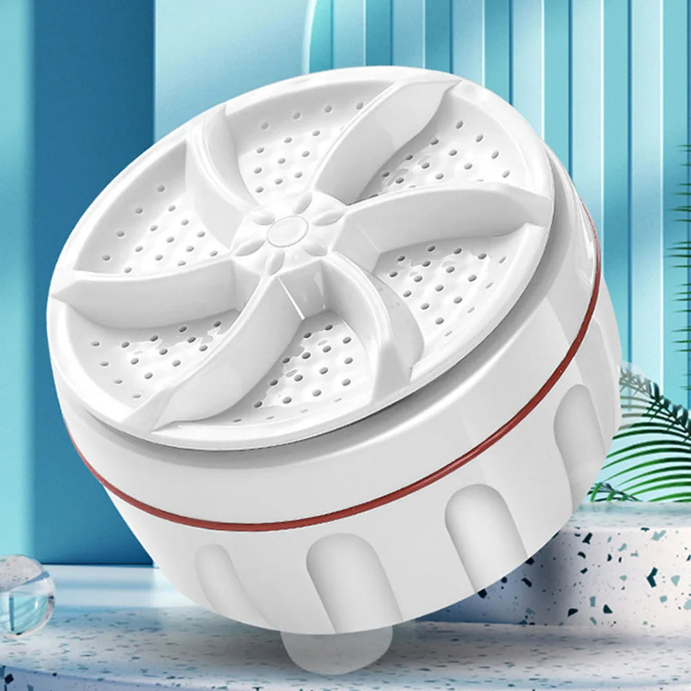 Portable washing machine Ultrasonic turbine washing machine Mini washing machine Multifunctional cleaning socks underwear