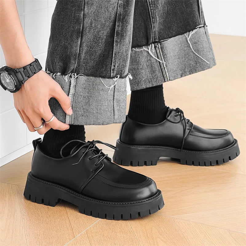 Men Dress Shoes Original Men's Leather Casual Fomer Designer Suit Business Shoes for Free Shipping 2024 Moccasin Shoe To Wear