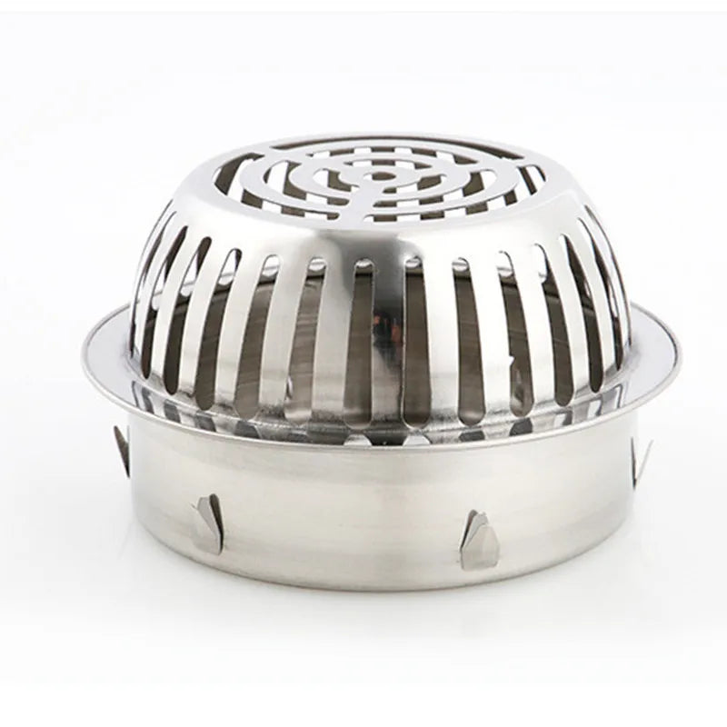 Stainless Steel Balcony Roof Round Large Displacement Anti-blocking Floor Drain Outdoor Rain Bucket Drainage Floor Drain