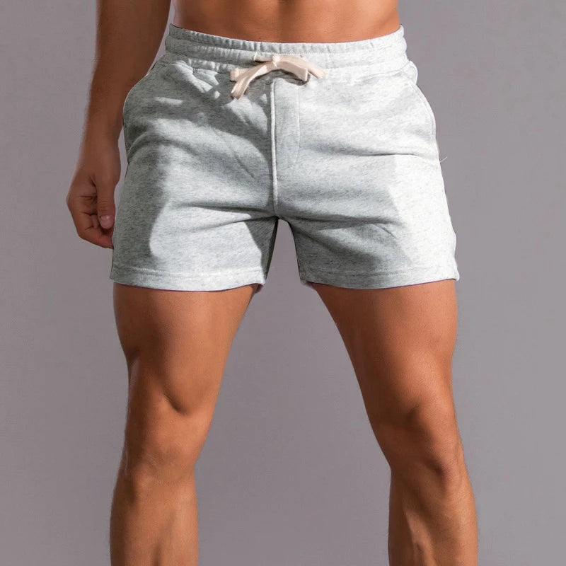 Summer New 100% Cotton Casual Shorts Men High Quality Fashion Short Pants Men Side Pockets Zip Outdoor Running Shorts Men