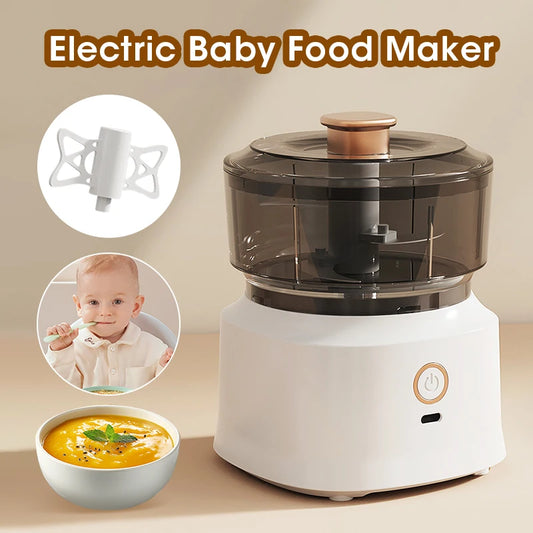 Baby Food Machine USB Electric Baby Foods Blender Maker Multicooker Solid Food Cooking Machine Grinder Mixer Steaming Cooking