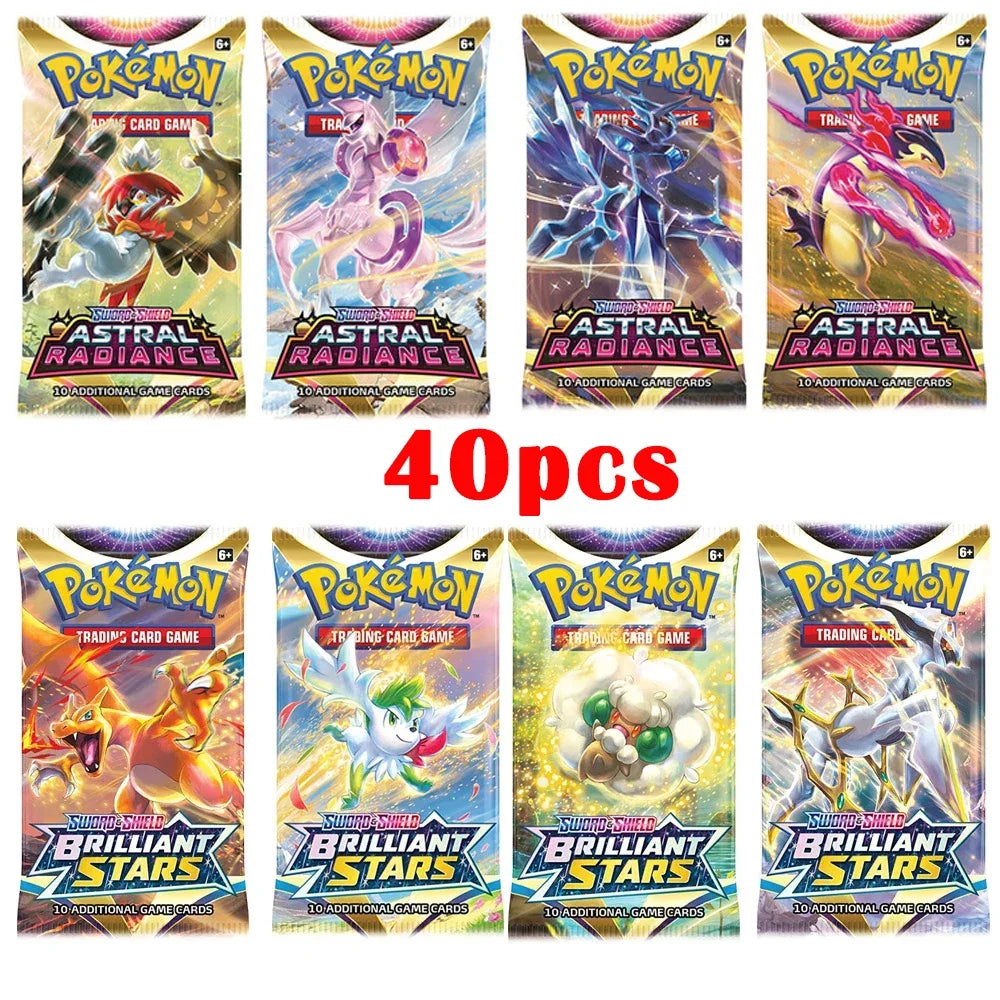 40pc Pokemon Cards GX Tag Team Vmax EX Mega Energy Shining Pokemon Card Game Carte Trading Collection Cards Pokemon Cards