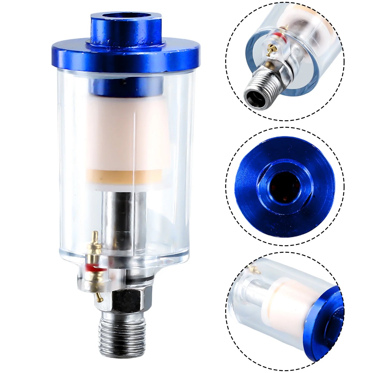 1/4 Inch Air Compressor Water Oil Separator Spray Paint Gun Oil Water Separation Filter Pneumatic Parts