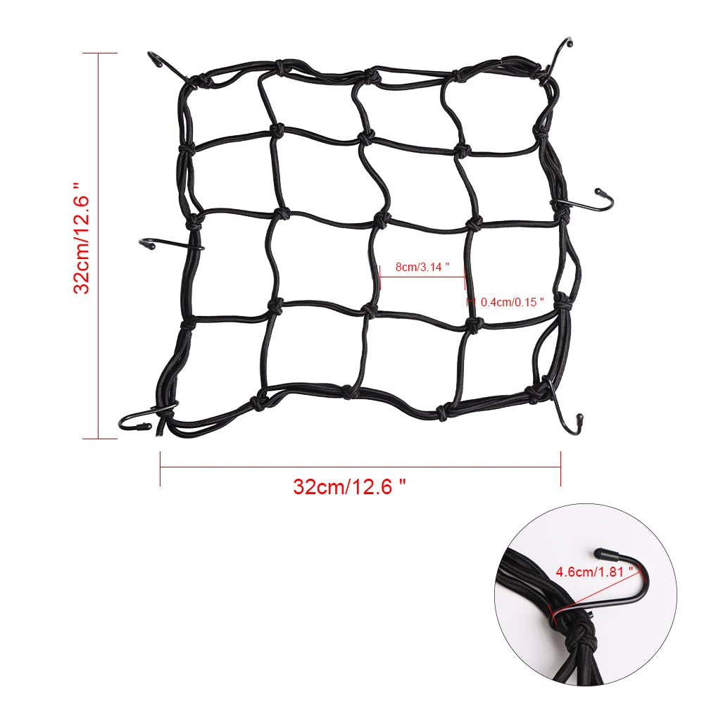 Motorcycle Helmet Storage Duffel Bag Item Net Universal Stretchable Helmet Items Protection Mesh Storage Accessories Net Bag